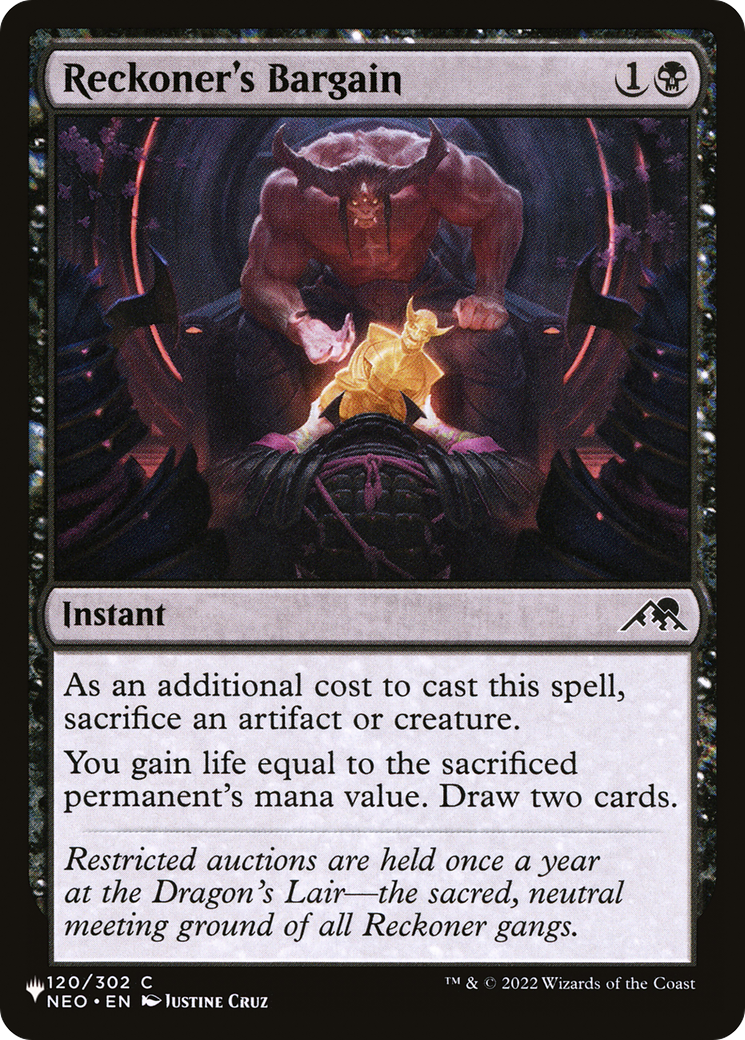 Image of Reckoner's Bargain [The List]