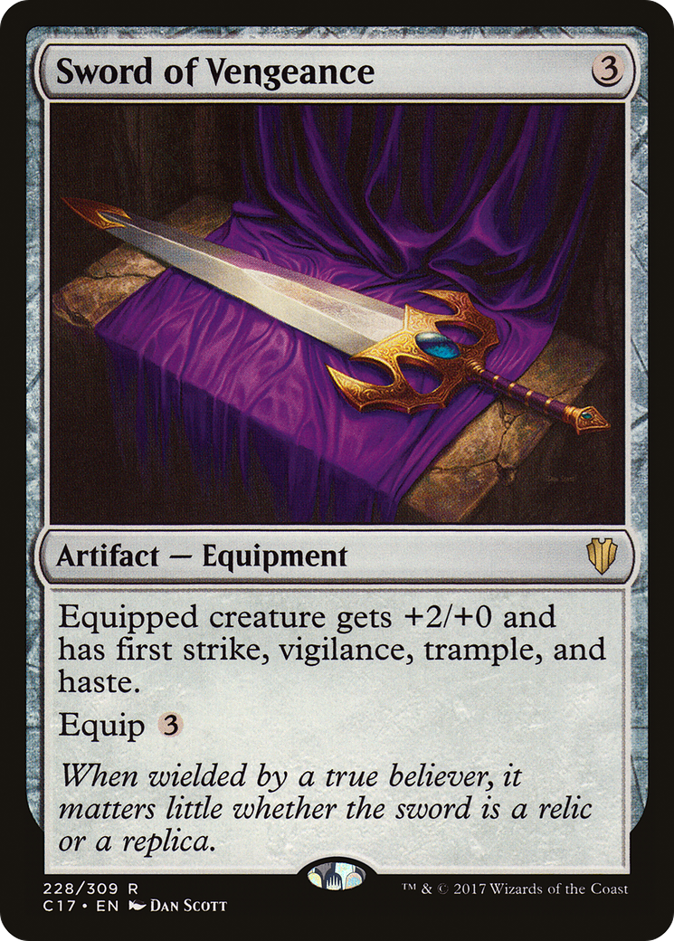 Image of Sword of Vengeance [Commander 2017]