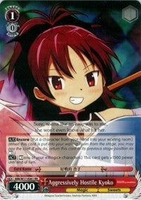 Image of Aggressively Hostile Kyoko (MM/W17-E061 RR) [Puella Magi Madoka Magica]
