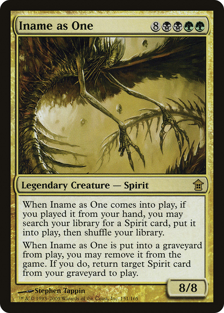 Image of Iname as One [Saviors of Kamigawa]