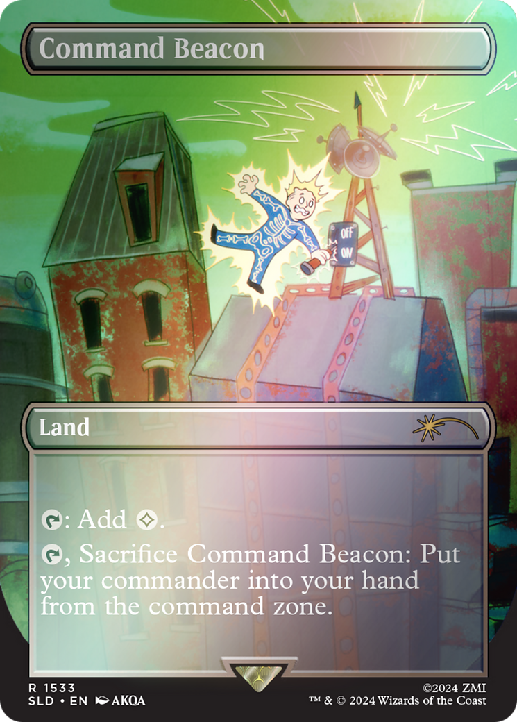 Image of Command Beacon (Rainbow Foil) [Secret Lair Drop Series]
