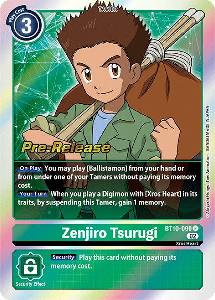Image of Zenjiro Tsurugi [BT10-090] [Xros Encounter Pre-Release Cards]