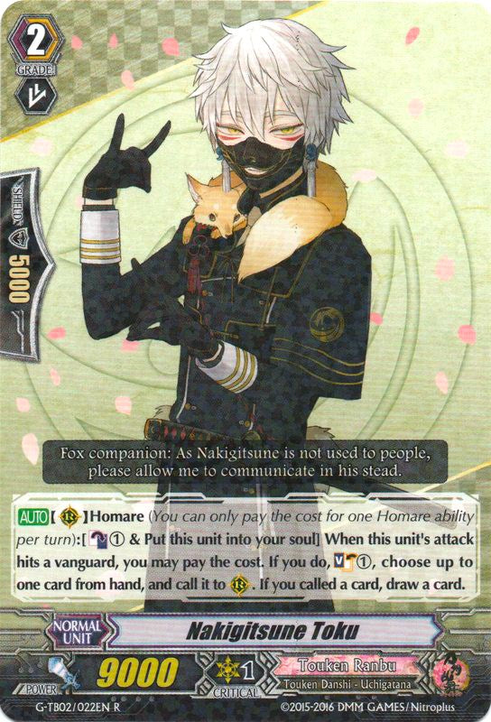 Image of Nakigitsune Toku (G-TB02/022EN) [Touken Ranbu: ONLINE]