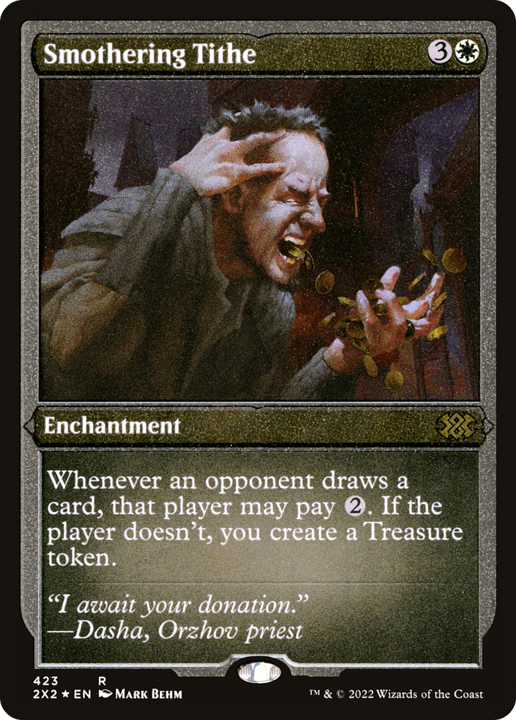 Image of Smothering Tithe (Foil Etched) [Double Masters 2022]