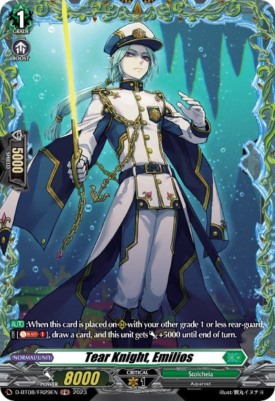 Image of Tear Knight, Emilios (D-BT08/FR29EN) [Minerva Rising]