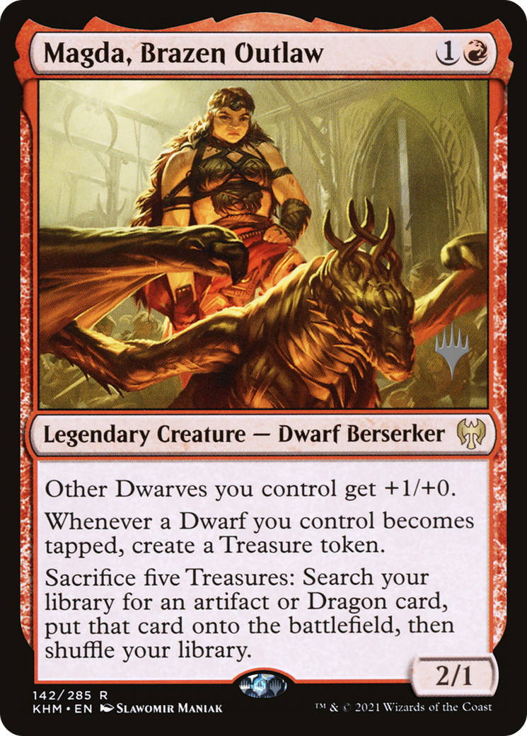Image of Magda, Brazen Outlaw (Promo Pack) [Kaldheim Promos]