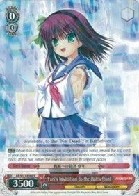 Image of Yuri's Invitation to the Battlefront (AB/W31-E060 R) [Angel Beats! Re:Edit]