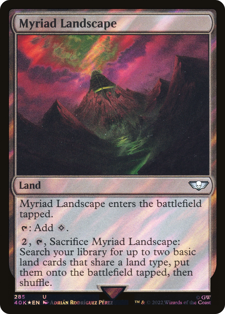 Image of Myriad Landscape (Surge Foil) [Warhammer 40,000]