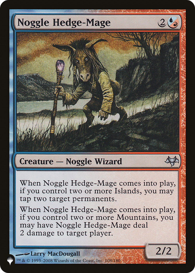 Image of Noggle Hedge-Mage [The List]