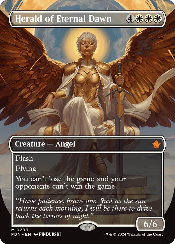 Image of Herald of Eternal Dawn (Borderless) [Foundations]
