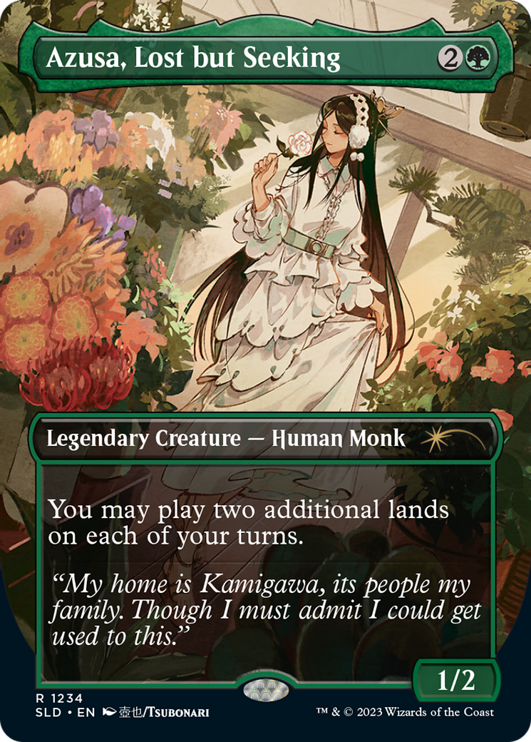 Image of Azusa, Lost but Seeking (Borderless) [Secret Lair Drop Series]