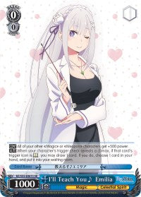 Image of I'll Teach You Emilia (RZ/S55-E061S SR) [Re:ZERO Vol.2]