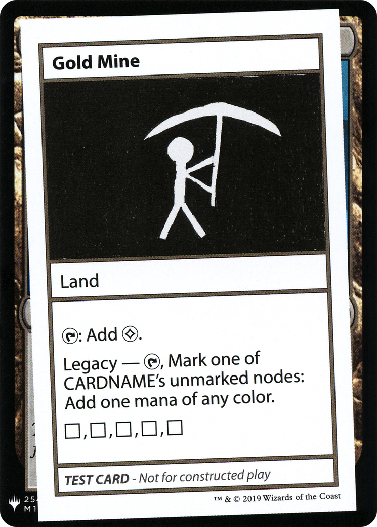 Image of Gold Mine [Mystery Booster Playtest Cards]