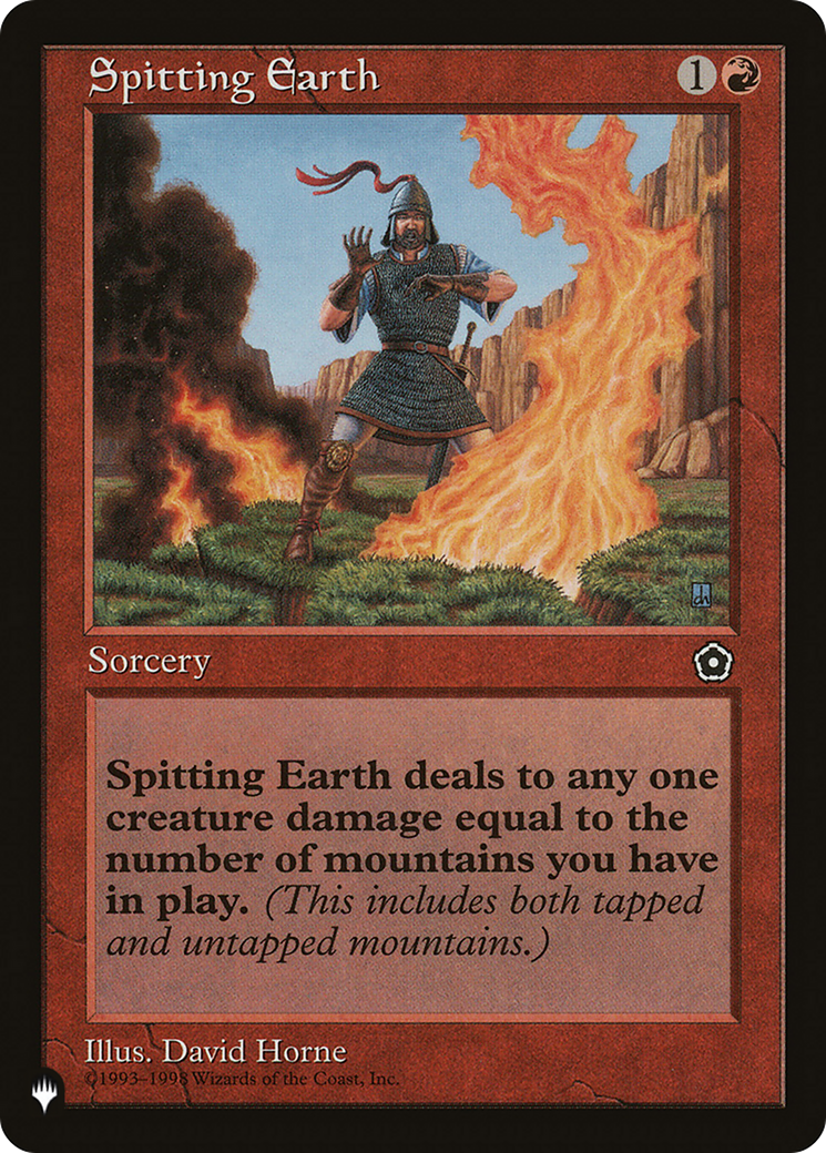 Image of Spitting Earth [The List]