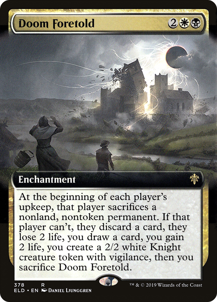 Image of Doom Foretold (Extended Art) [Throne of Eldraine]