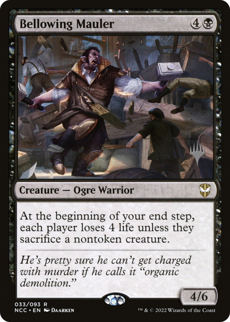 Image of Bellowing Mauler (Promo Pack) [Streets of New Capenna Commander Promos]