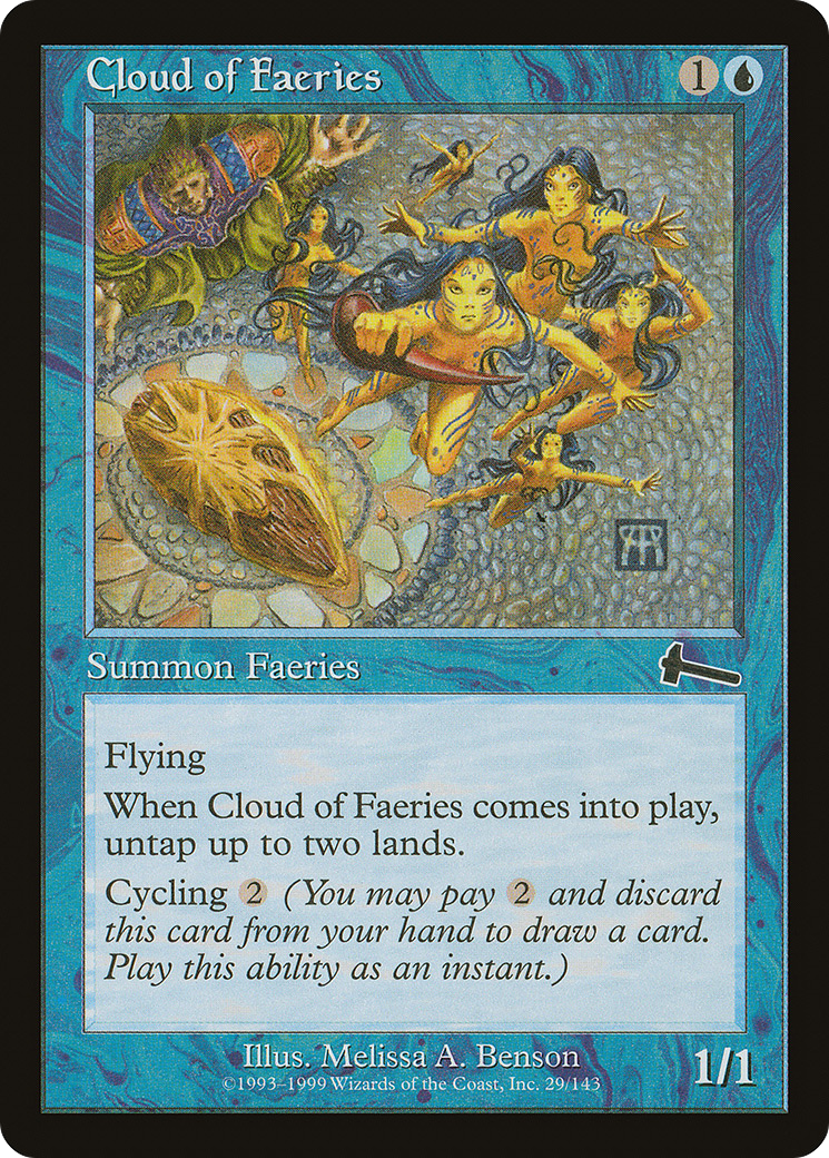 Image of Cloud of Faeries [Urza's Legacy]