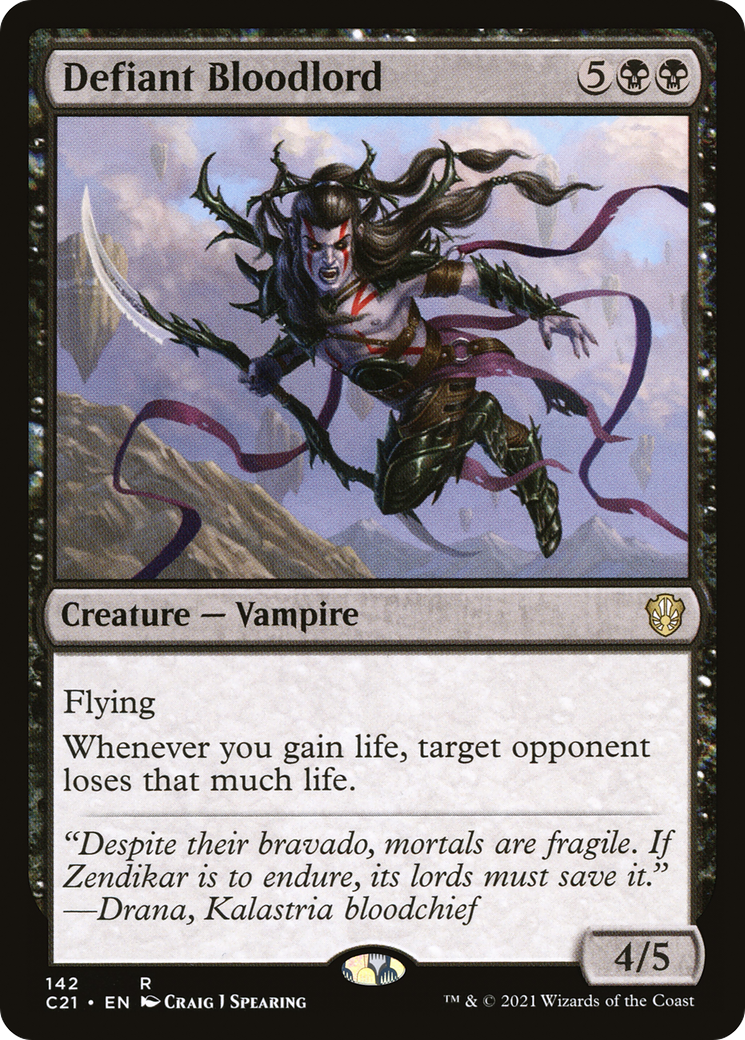 Image of Defiant Bloodlord [Commander 2021]