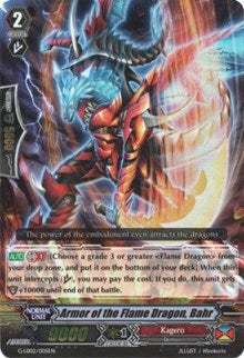 Image of Armor of the Flame Dragon, Bahr (RRR) (G-LD02/005EN) [G-Legend Deck Vol.2: The Overlord Blaze]