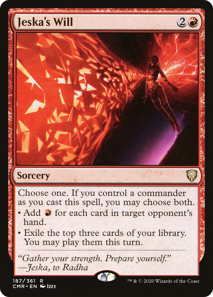 Image of Jeska's Will [Commander Legends]