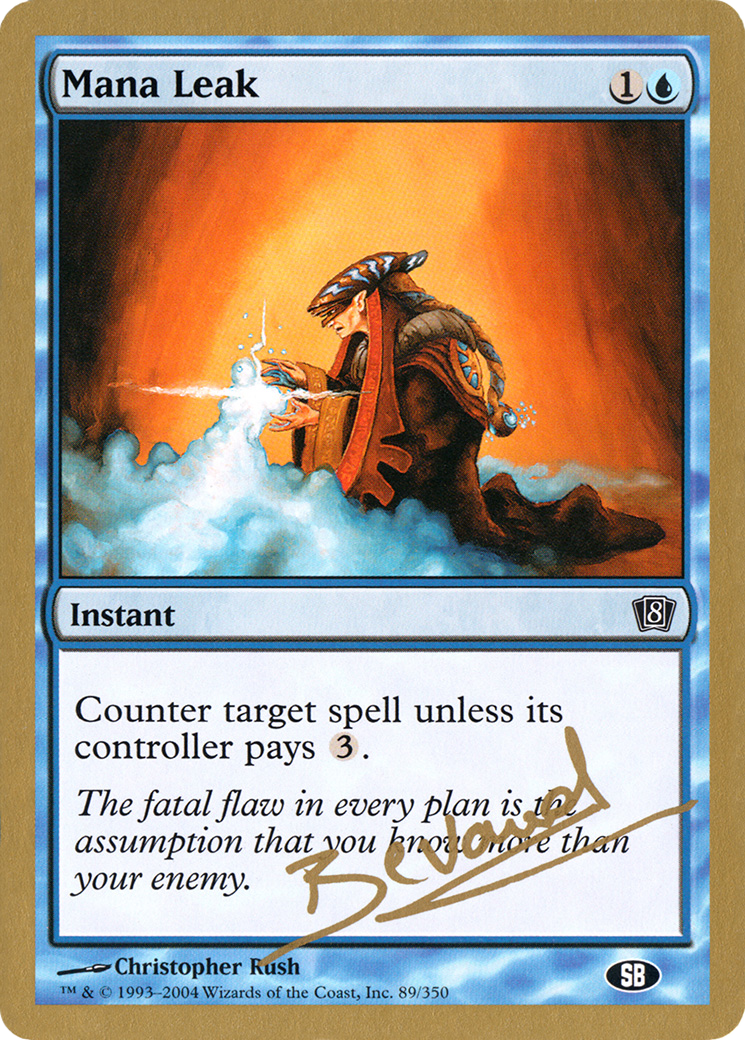 Image of Mana Leak (Manuel Bevand) (SB) [World Championship Decks 2004]