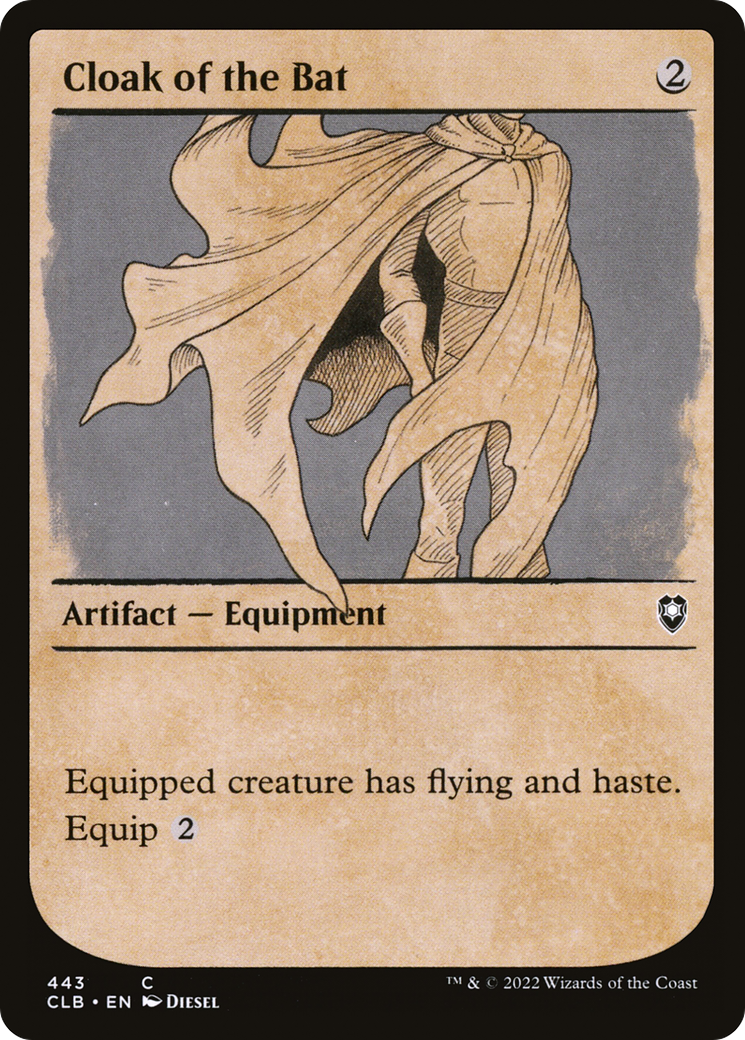 Image of Cloak of the Bat (Showcase) [Commander Legends: Battle for Baldur's Gate]