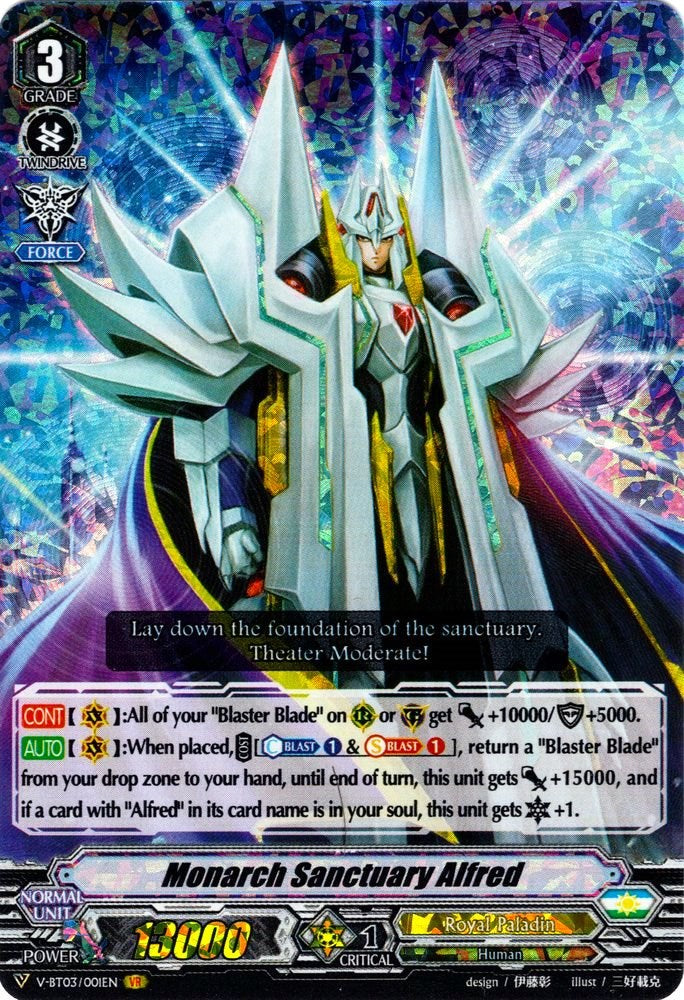 Image of Monarch Sanctuary Alfred (V-BT03/001EN) [Miyaji Academy CF Club]