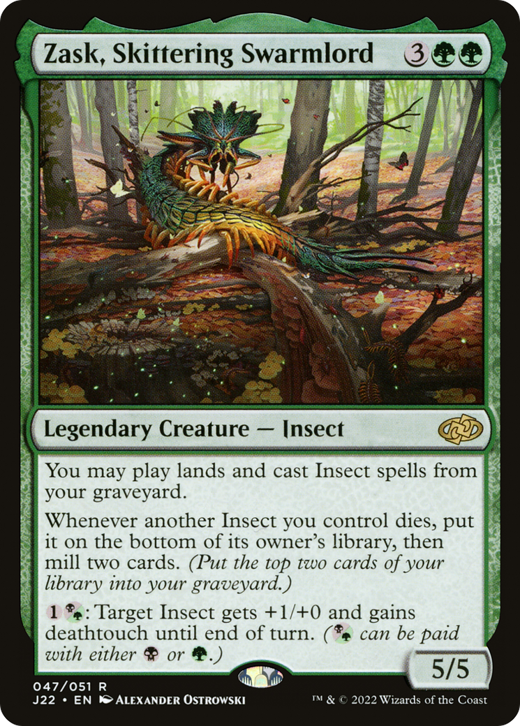 Image of Zask, Skittering Swarmlord [Jumpstart 2022]