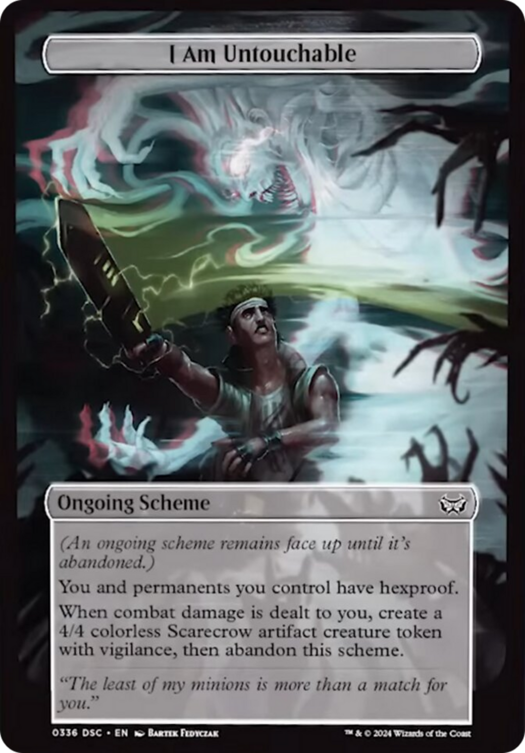 Image of I Am Untouchable (Full Art) [Duskmourn: Archenemy]
