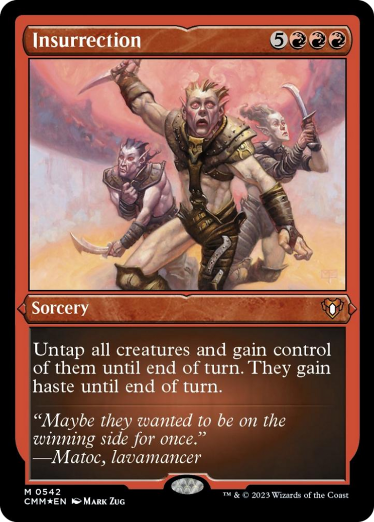 Image of Insurrection (Foil Etched) [Commander Masters]