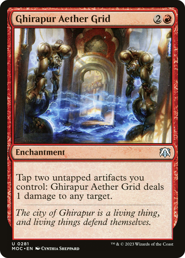 Image of Ghirapur Aether Grid [March of the Machine Commander]