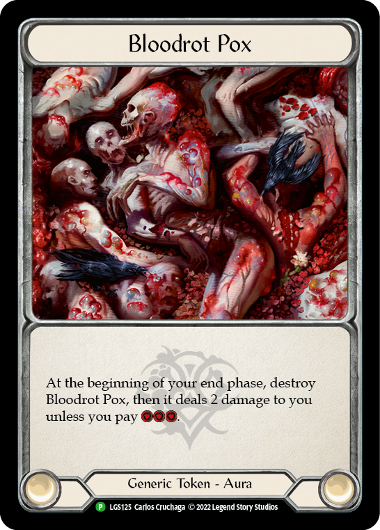 Image of Bloodrot Pox // Frailty [LGS125 // LGS126] (Promo)  Cold Foil