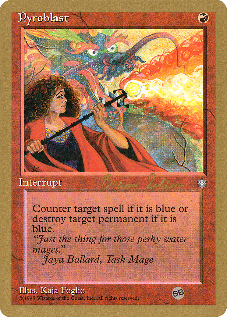 Image of Pyroblast (Brian Selden) (SB) [World Championship Decks 1998]