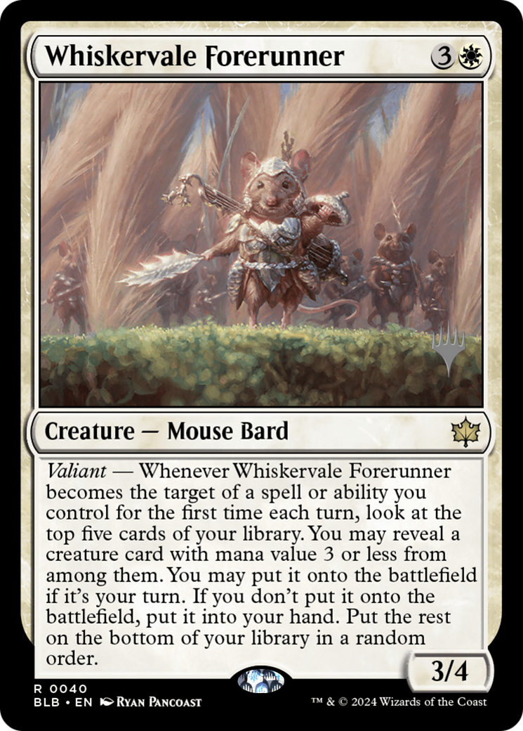 Image of Whiskervale Forerunner (Promo Pack) [Bloomburrow Promos]