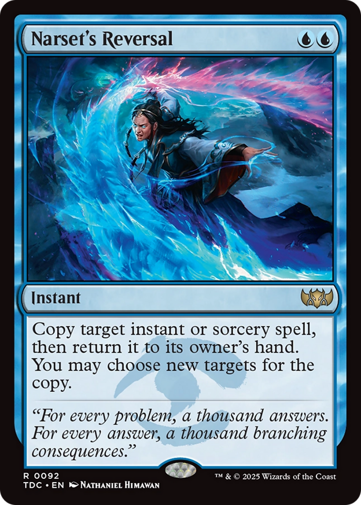Image of Narset's Reversal [Tarkir: Dragonstorm Commander]