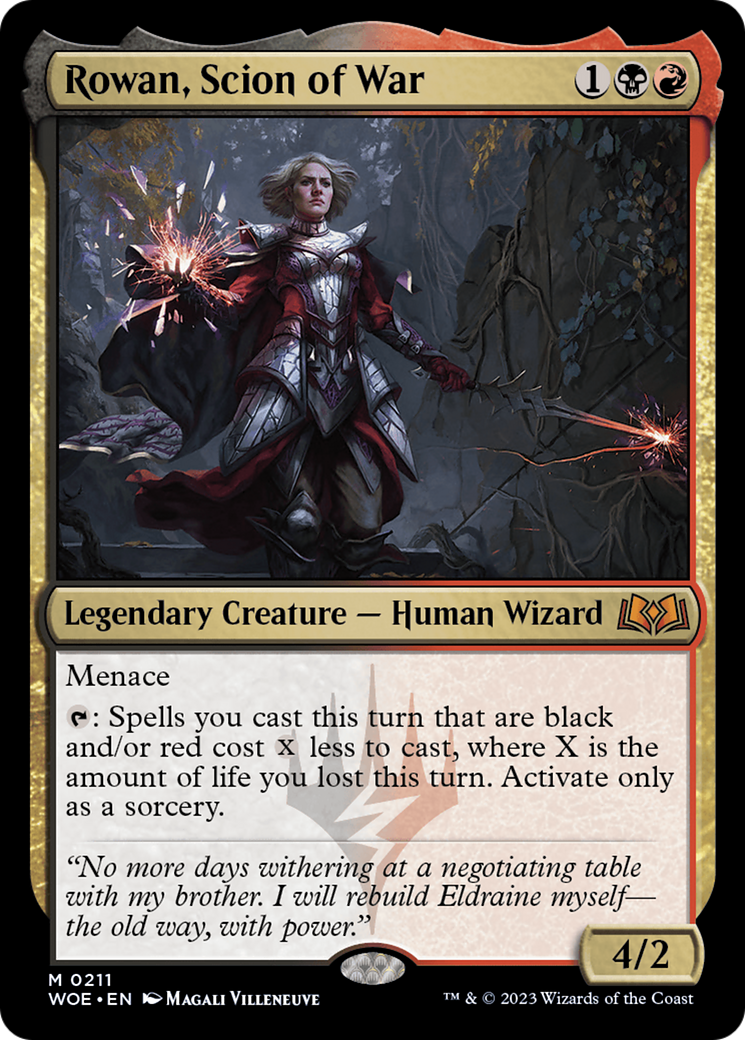 Image of Rowan, Scion of War [Wilds of Eldraine]