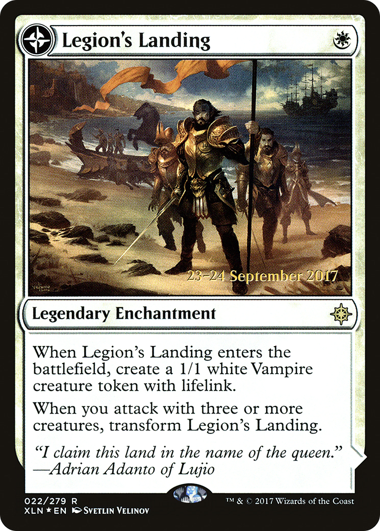 Image of Legion's Landing // Adanto, the First Fort [Ixalan Prerelease Promos]