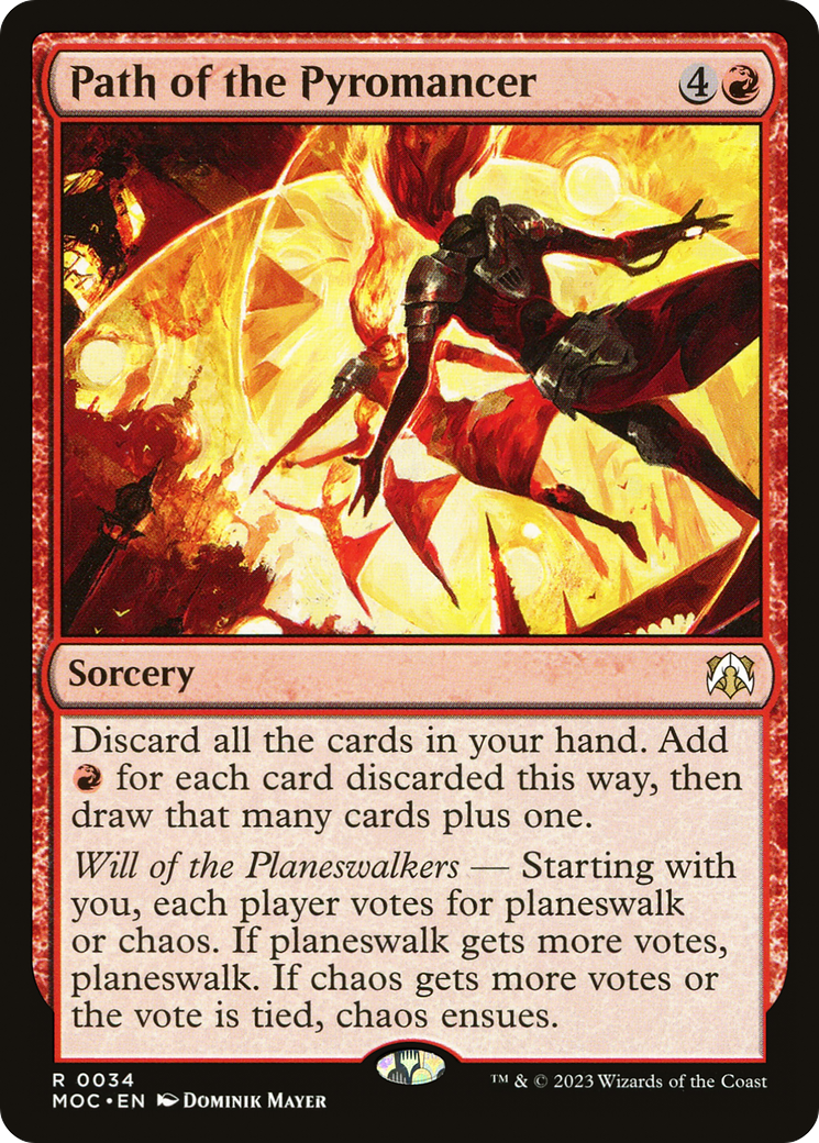 Image of Path of the Pyromancer [March of the Machine Commander]