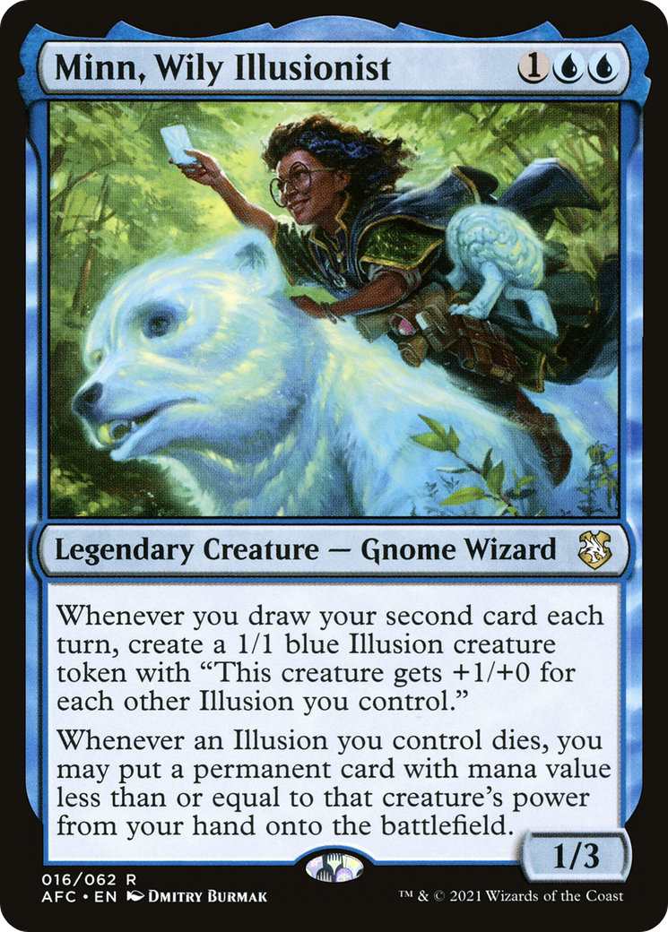 Image of Minn, Wily Illusionist [Dungeons & Dragons: Adventures in the Forgotten Realms Commander]