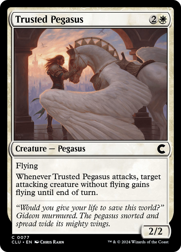 Image of Trusted Pegasus [Ravnica: Clue Edition]
