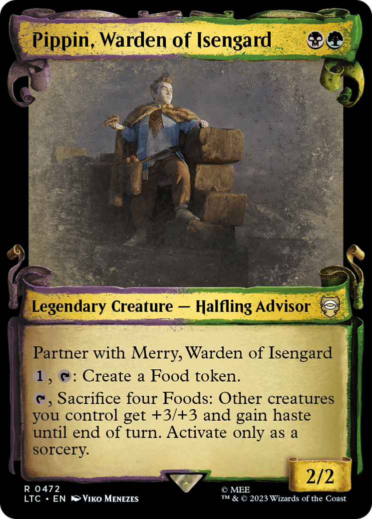 Image of Pippin, Warden of Isengard [The Lord of the Rings: Tales of Middle-Earth Commander Showcase Scrolls]