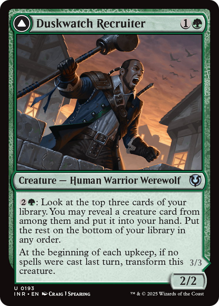 Image of Duskwatch Recruiter // Krallenhorde Howler [Innistrad Remastered]