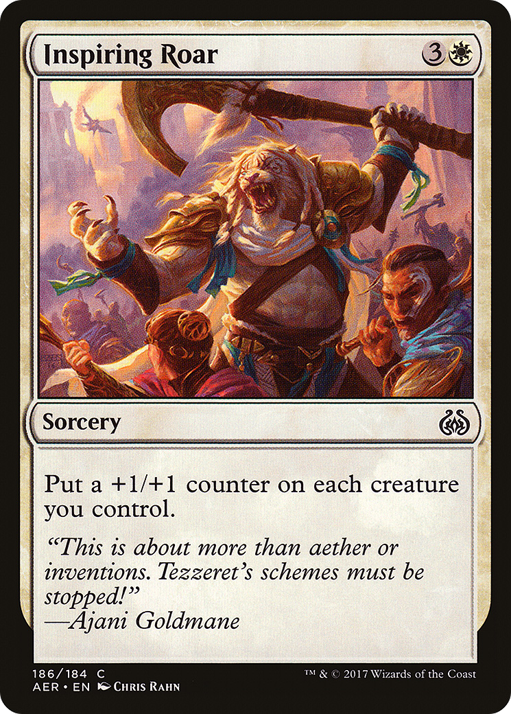 Image of Inspiring Roar (AER-186) - Aether Revolt Foil