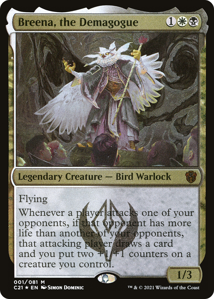 Image of Breena, the Demagogue (Display Commander) [Commander 2021]