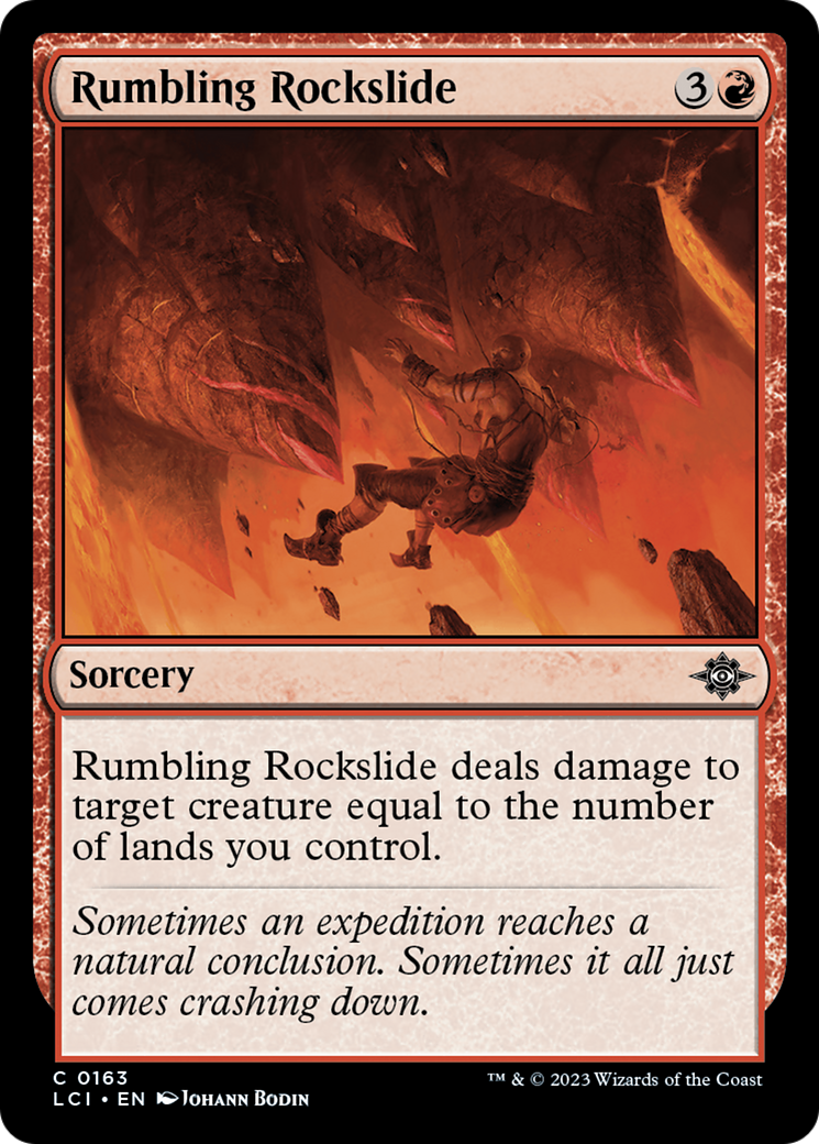 Image of Rumbling Rockslide [The Lost Caverns of Ixalan]