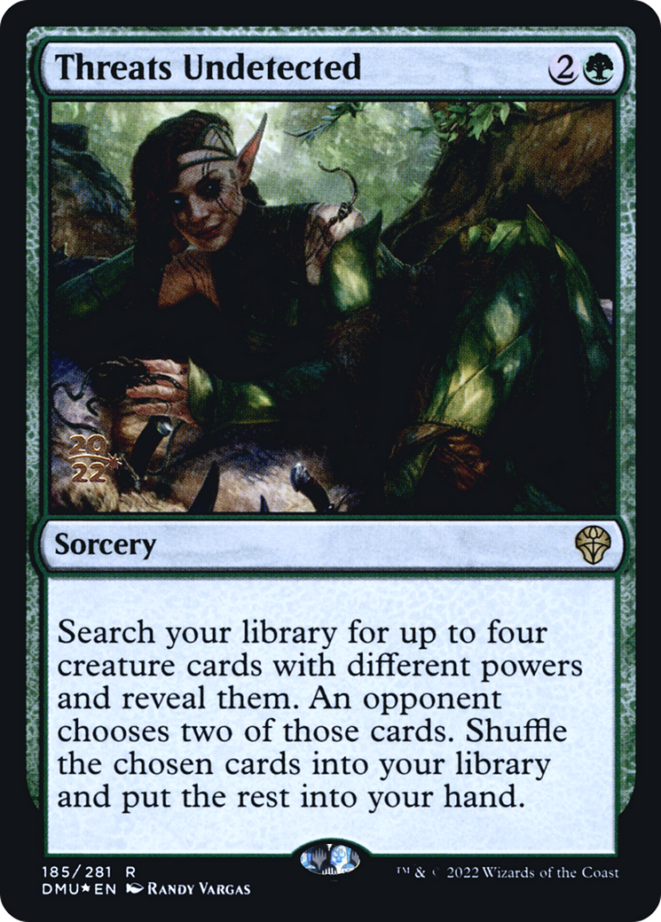 Image of Threats Undetected [Dominaria United Prerelease Promos]