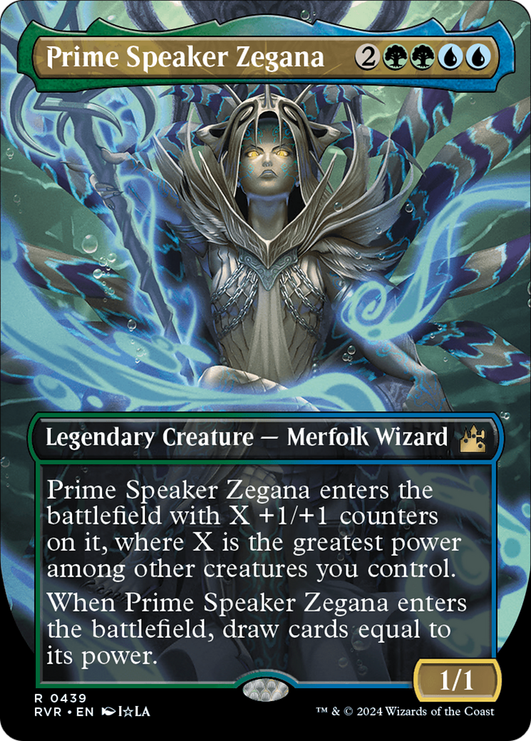 Image of Prime Speaker Zegana (Anime Borderless) [Ravnica Remastered]