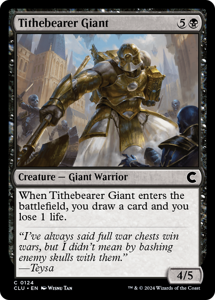 Image of Tithebearer Giant [Ravnica: Clue Edition]