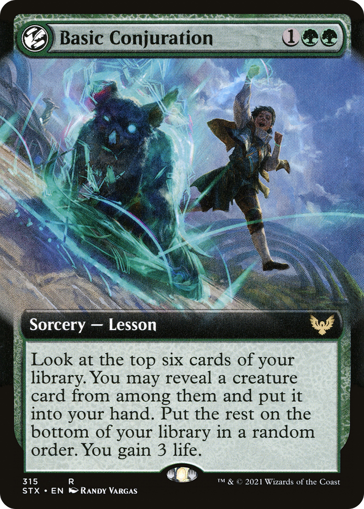 Image of Basic Conjuration (Extended Art) [Strixhaven: School of Mages]