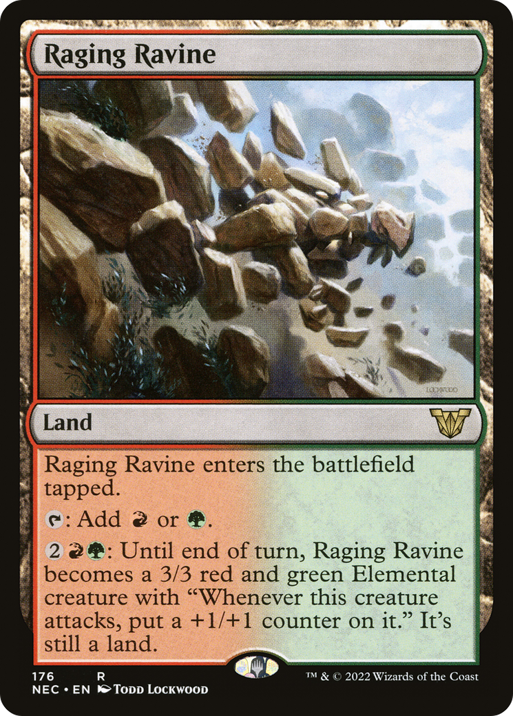 Image of Raging Ravine [Kamigawa: Neon Dynasty Commander]